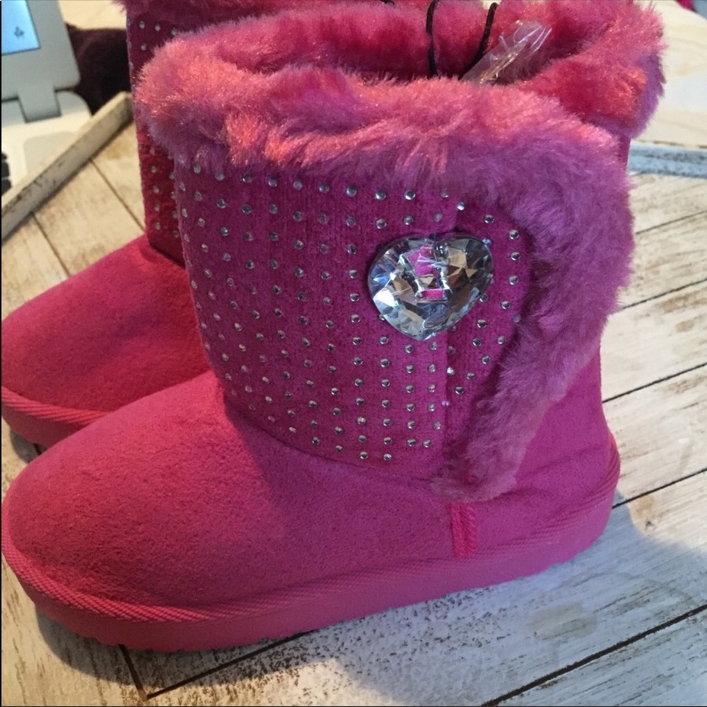 2 pairs of Toddler Boots with Jewels NWT RESERVED